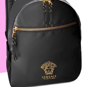 Versace Bookbag - black and gold used in great condition